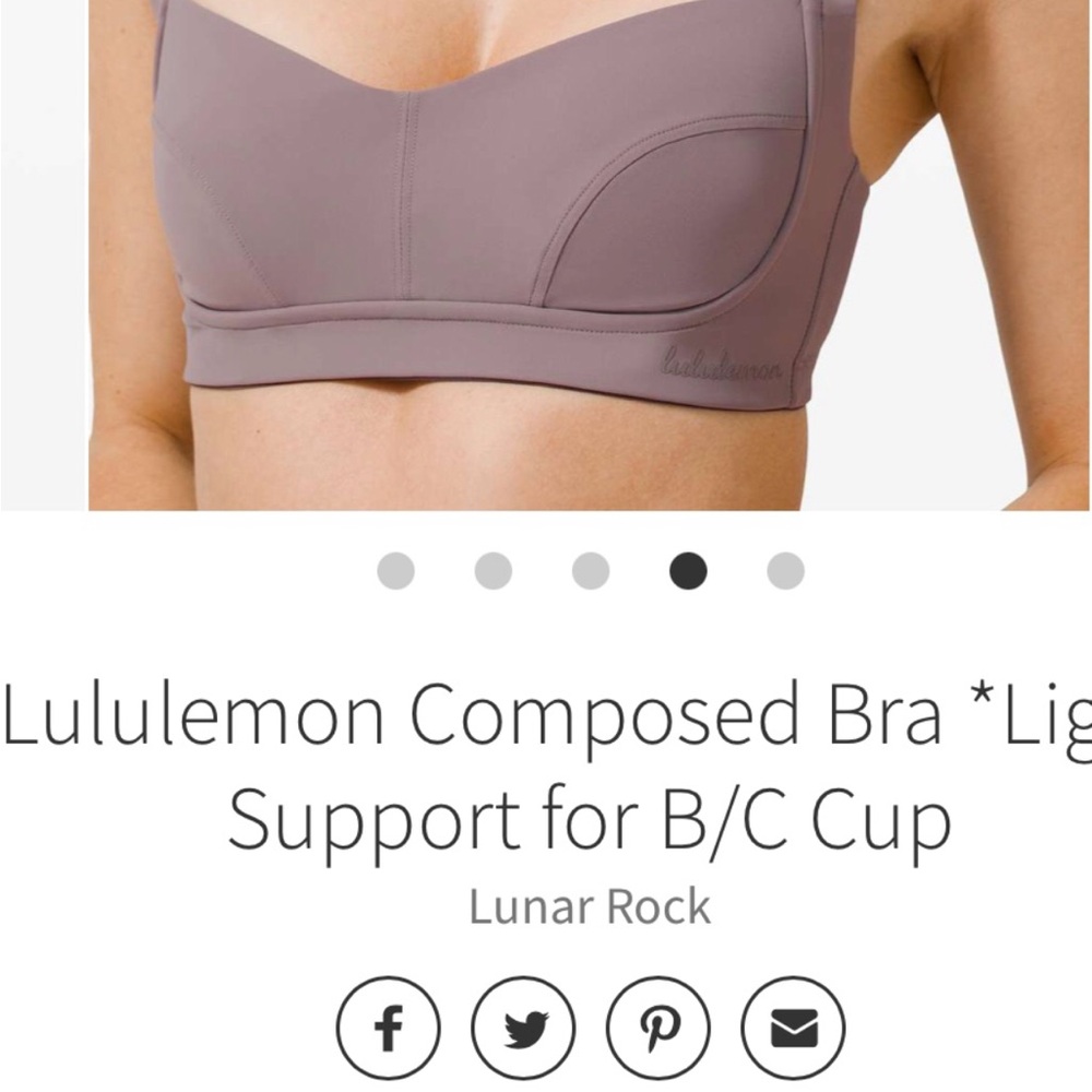 NWT Lululemon’s Composed Bra